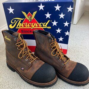 NWT Thorogood Hammerhead Series 6" Waterproof Safety Boots Size 11.5